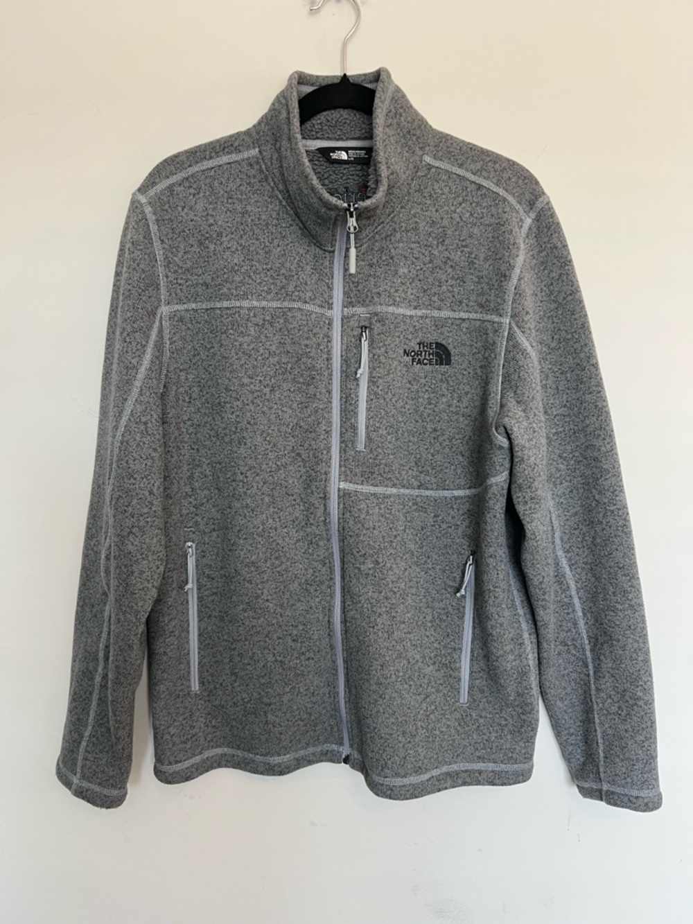 The‎ North Face Men's Gordon Lyons Full Zip Fleece Jacket Heather gray Size L